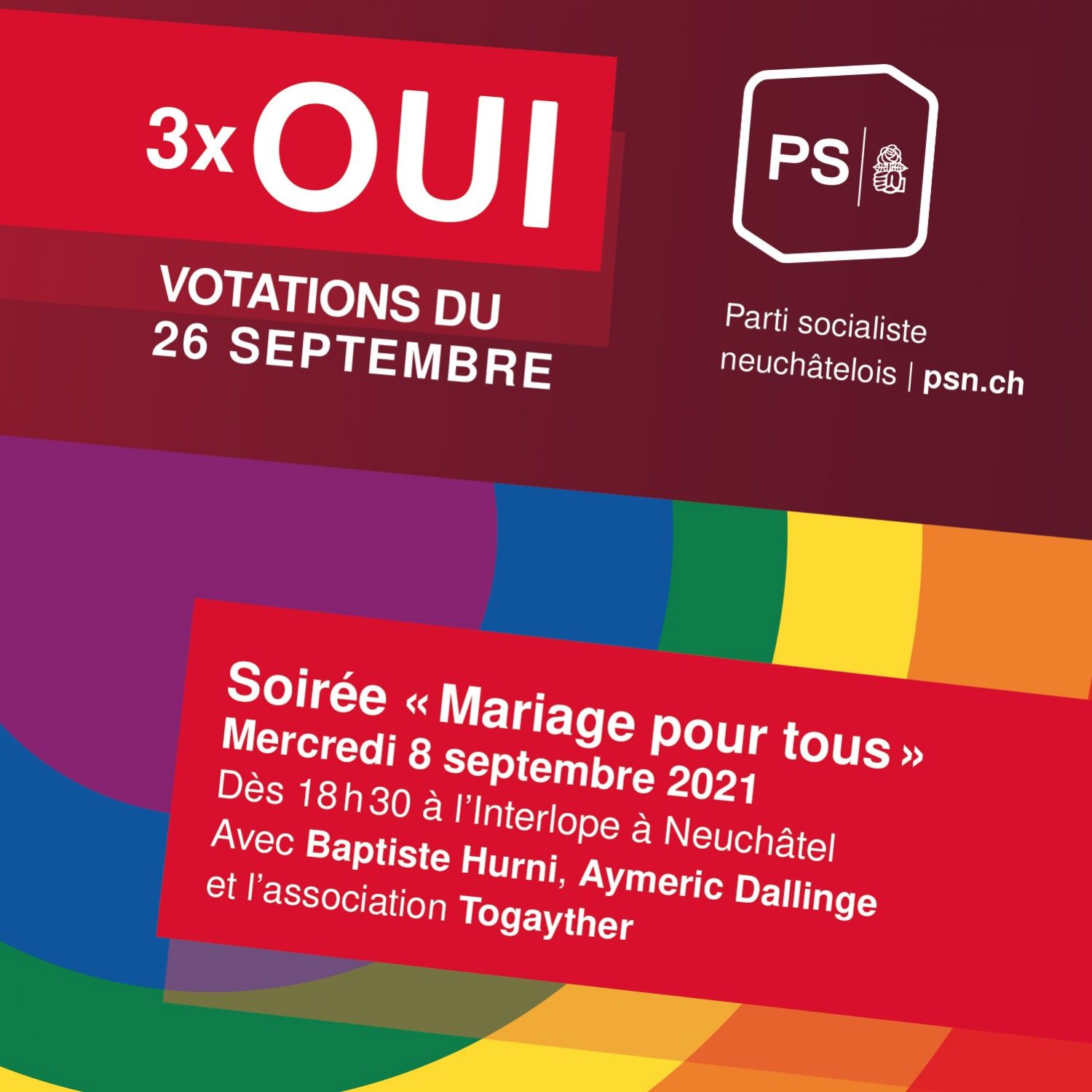 Soirée de discussion 'Mariage pour tous'